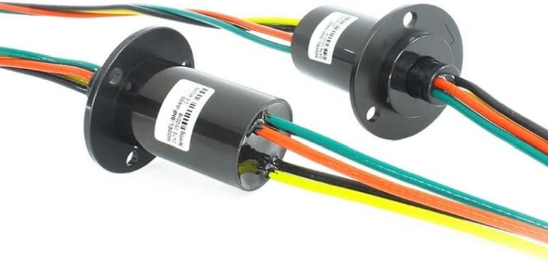 QL-LINRUN Slip Ring Electrical Slip Ring Motor Slip Ring Rotating Connector Slip Ring Electrical Connector Slip Ring Connector 4 Wires 30A Diameter 30mm - Image 1